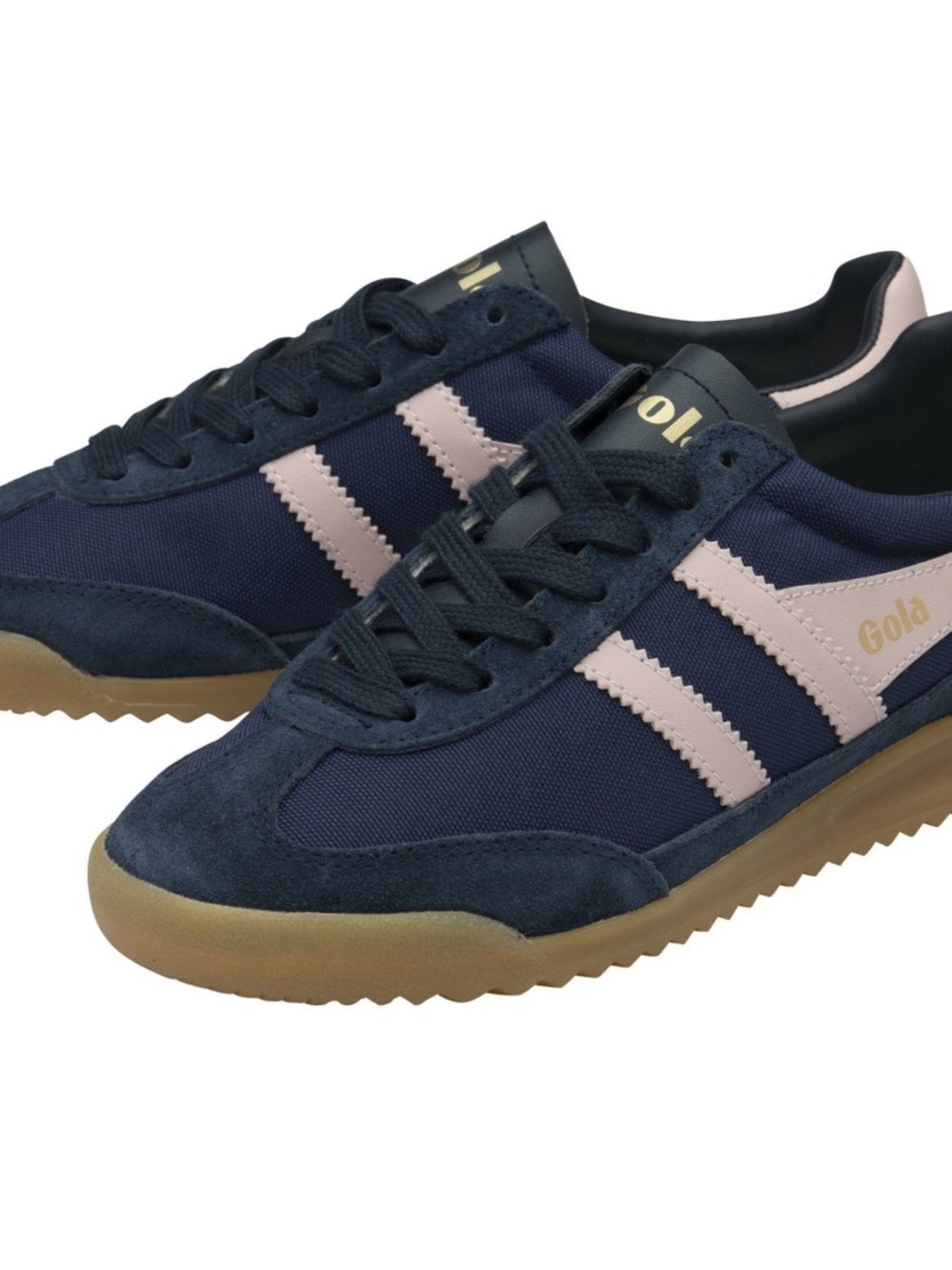 New Gola Tornado Sneakers in Navy and Pink